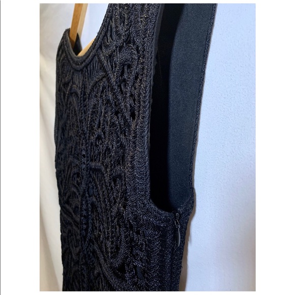 Maje sleeveless crêpe dress with embroidery - Picture 4 of 7